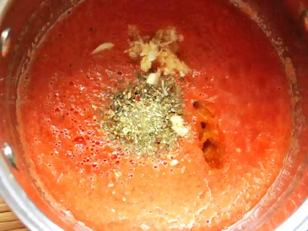 Cuburi marmorate cu ricotta si rosii - aperitiv - poza 4