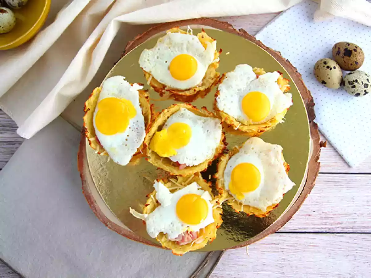 Cuiburi din cartofi cu oua de prepelita - poza 3