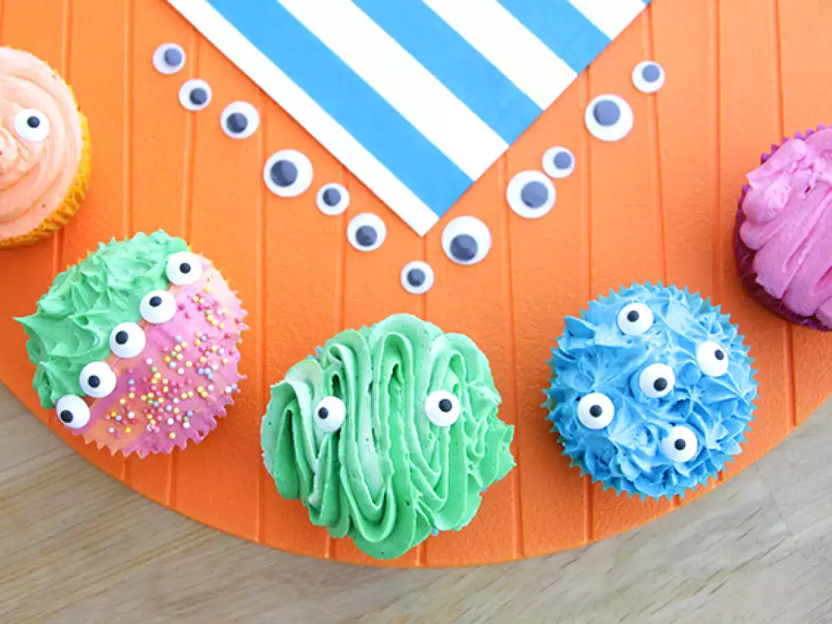 Cupcakes monstruoase pentru Halloween - poza 2