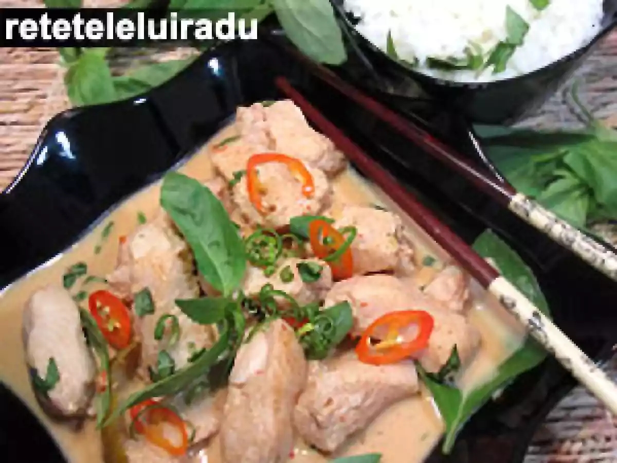 Curry thailandez de peste