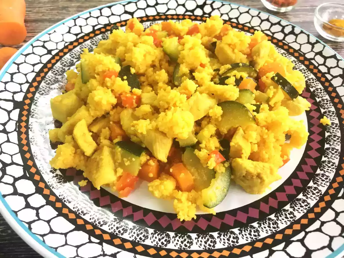Cuscus expres (pui si legume) - poza 2