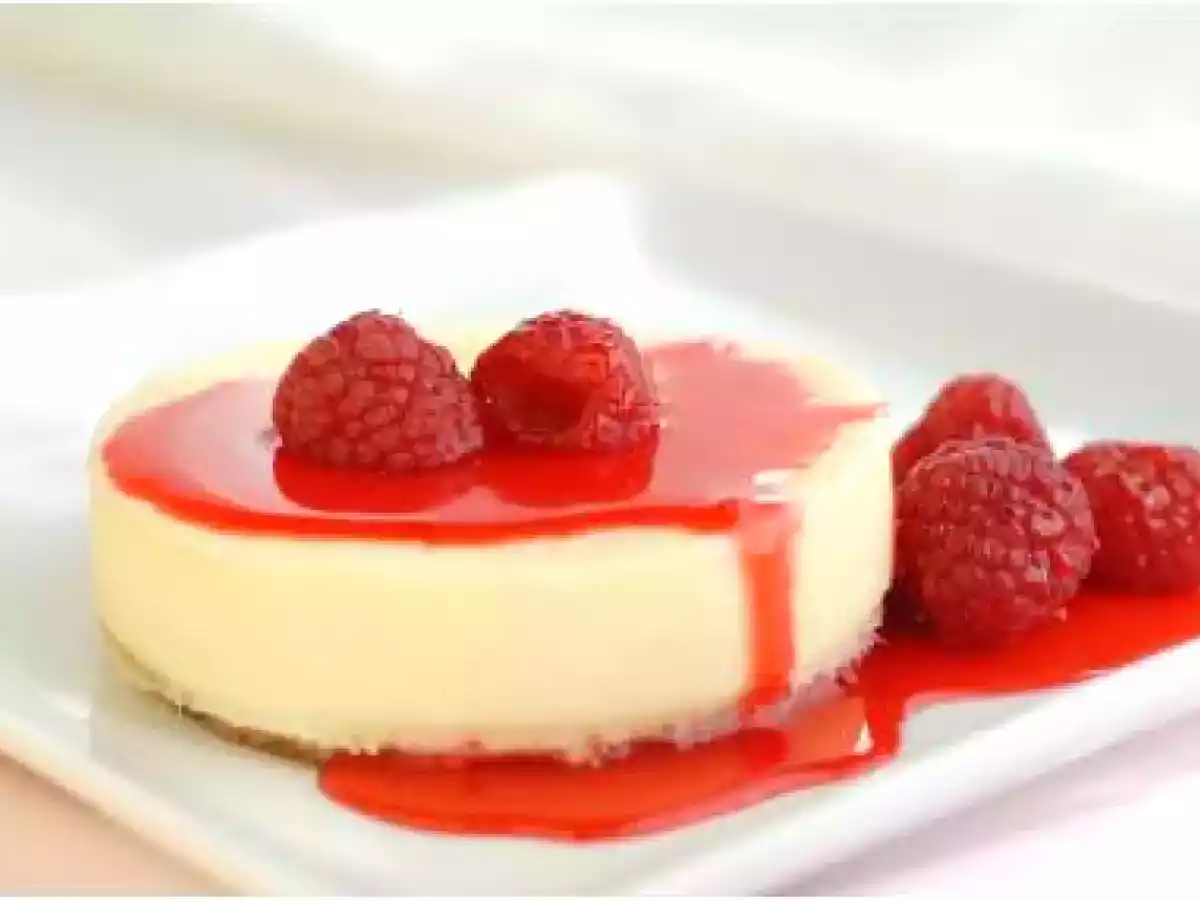 Desert de vara: cheesecake cu zmeura