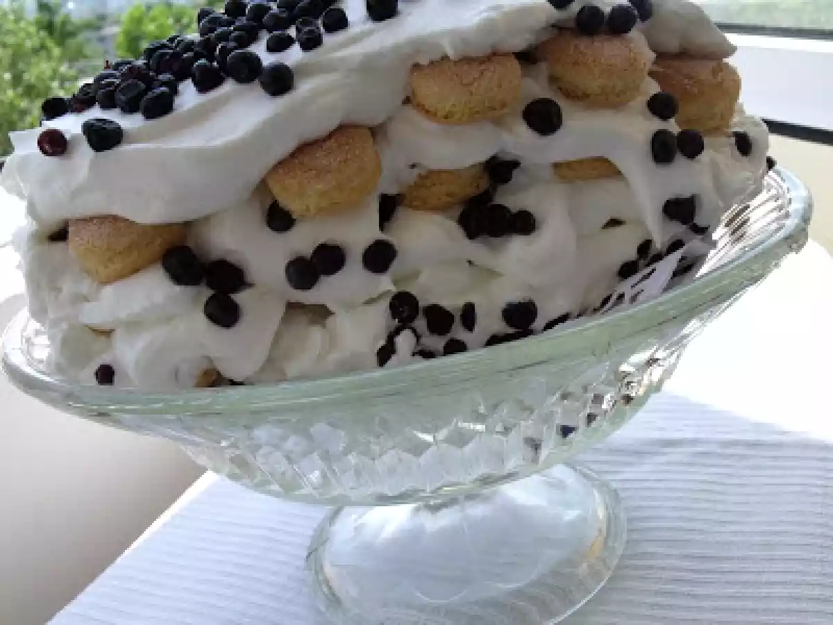 Desert rapid cu fructe(afine)