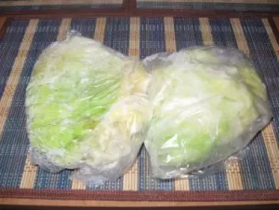 Din categoria legume congelate dupa fierbere-Varza proaspata (dulce)