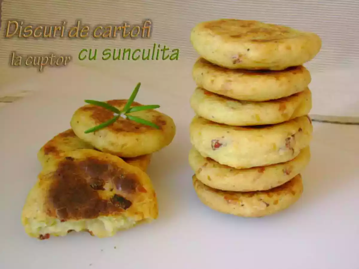 Discuri de cartofi cu sunculita la cuptor - poza 2