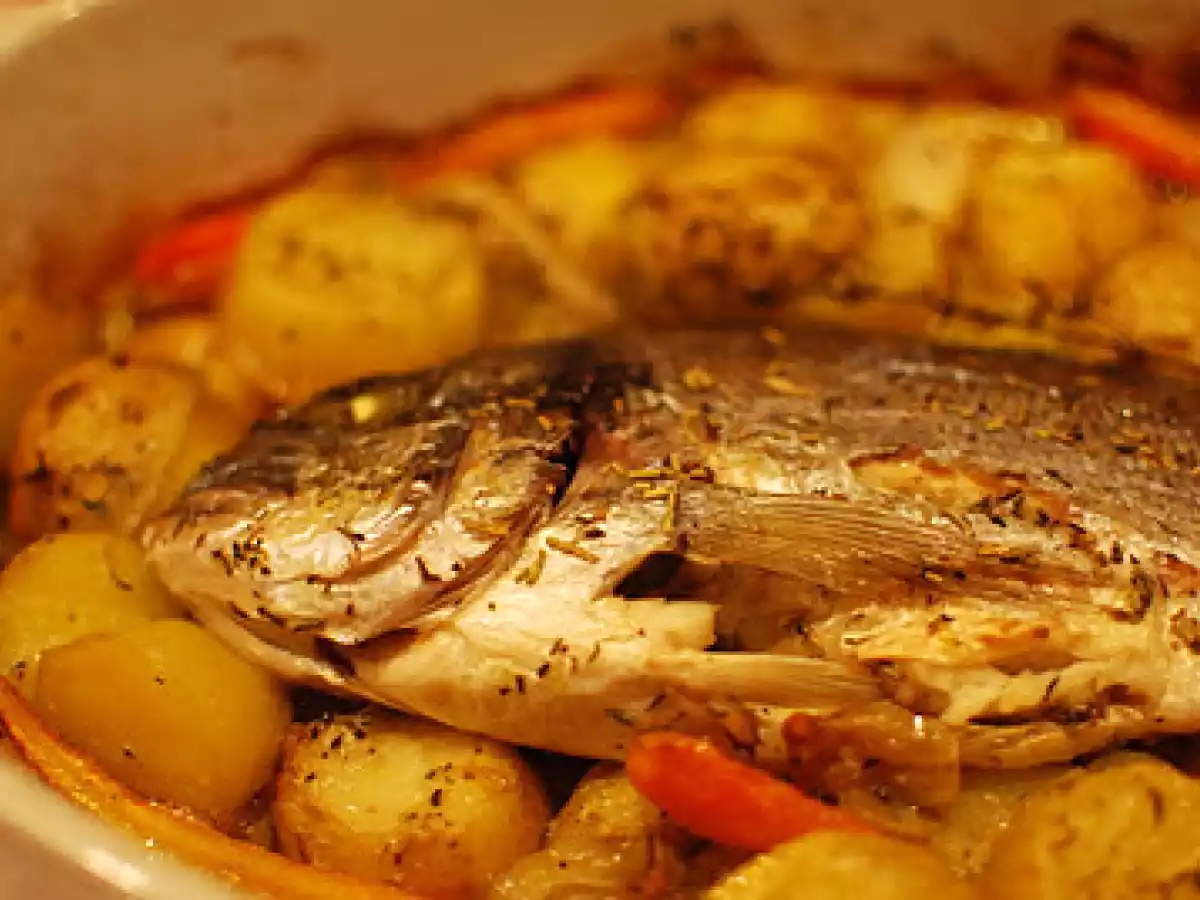 Dorada la cuptor cu legume - poza 2