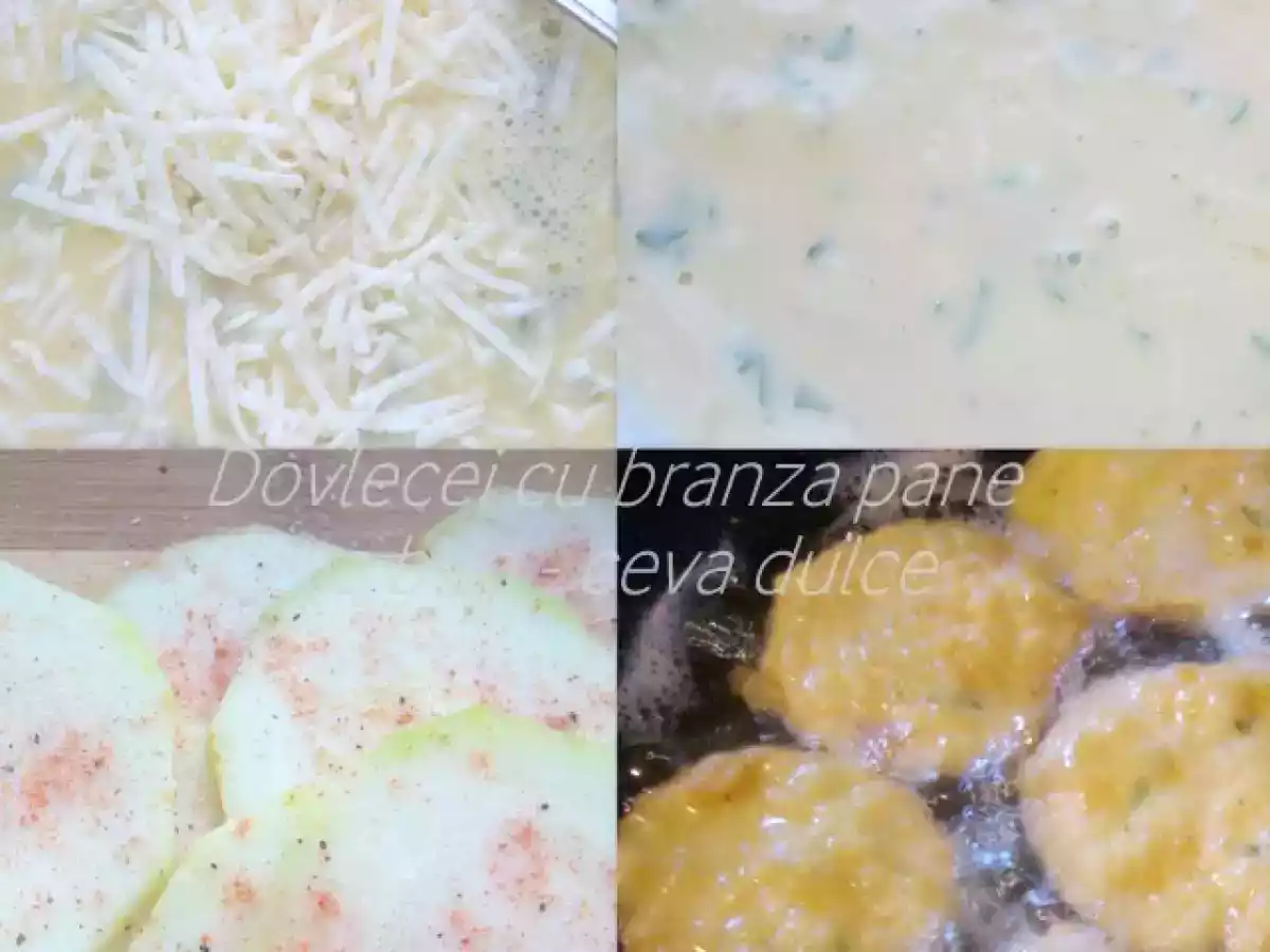 Dovlecei cu branza pane - poza 2