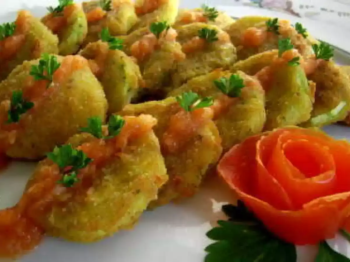 Dovlecei pane cu sos de usturoi - poza 2