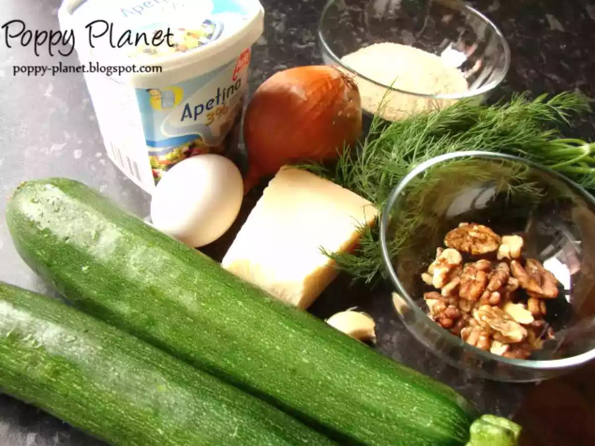 Dovlecei umpluti cu feta si nuci - poza 2