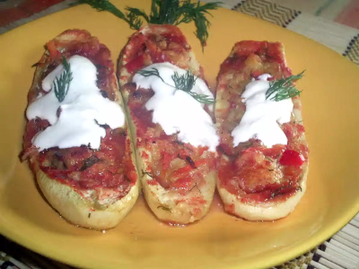 Dovlecei umpluti cu legume si branza - poza 2