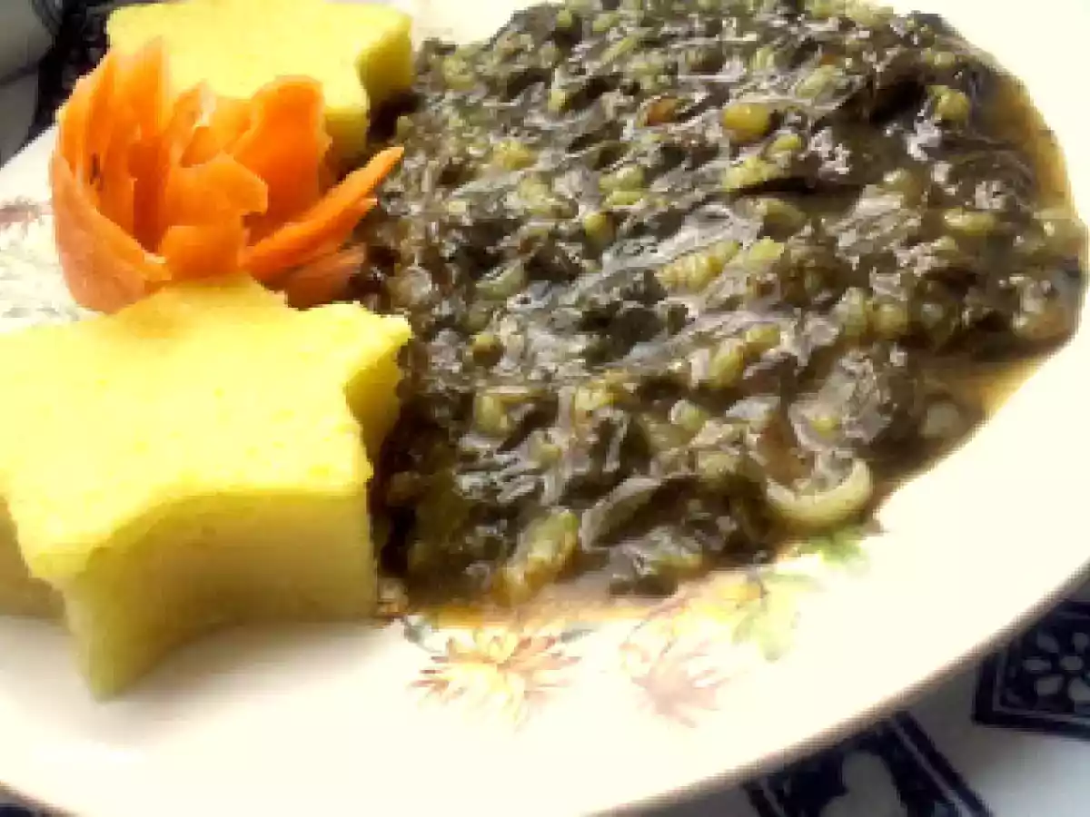 Dragavei cu orez si mamaliguta calda