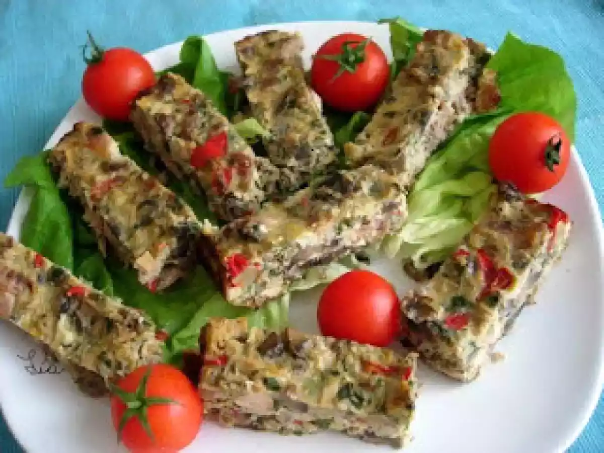 Drob din piept de pui cu ciuperci