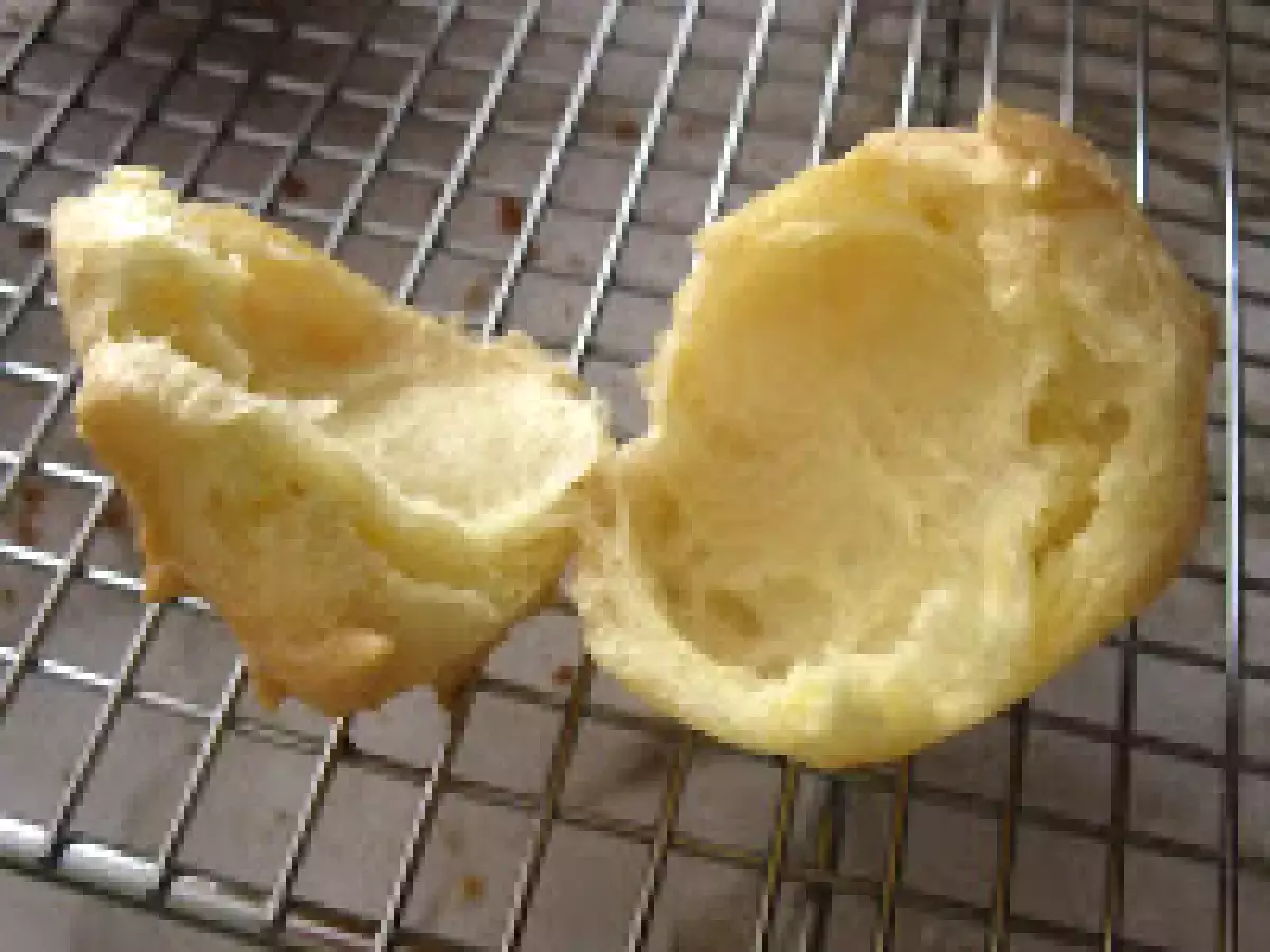 Eclere cu ciocolata si crema de portocale - poza 6