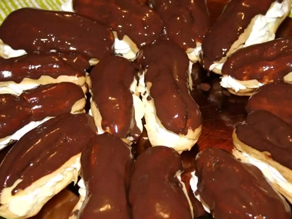 Eclere cu crema de vanilie - poza 6