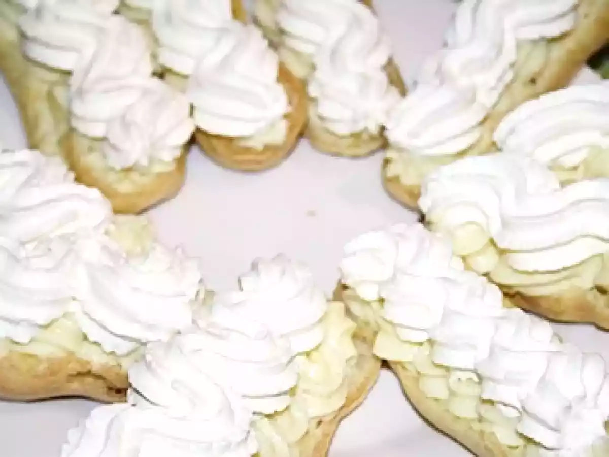 Eclere cu crema de vanilie - poza 7