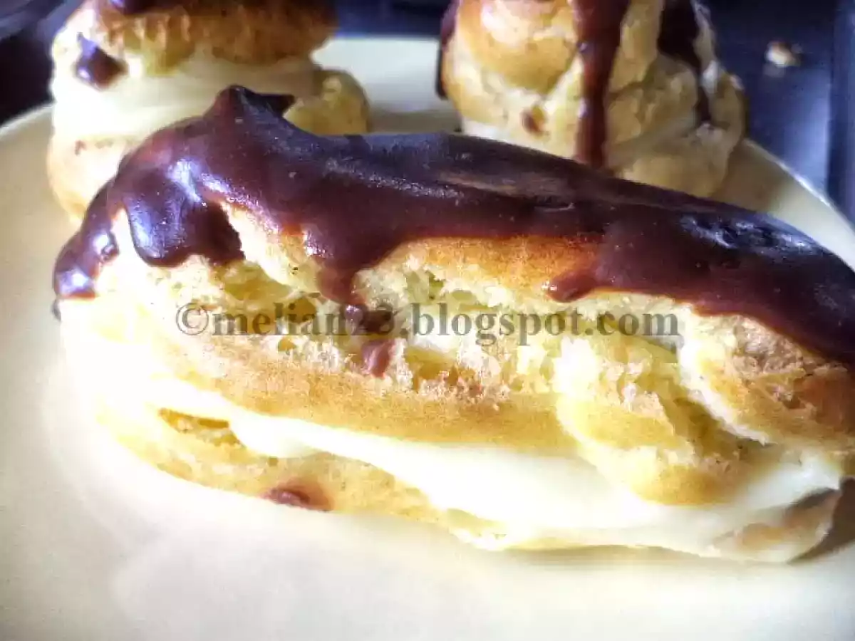 Eclere cu crema de vanilie - poza 2