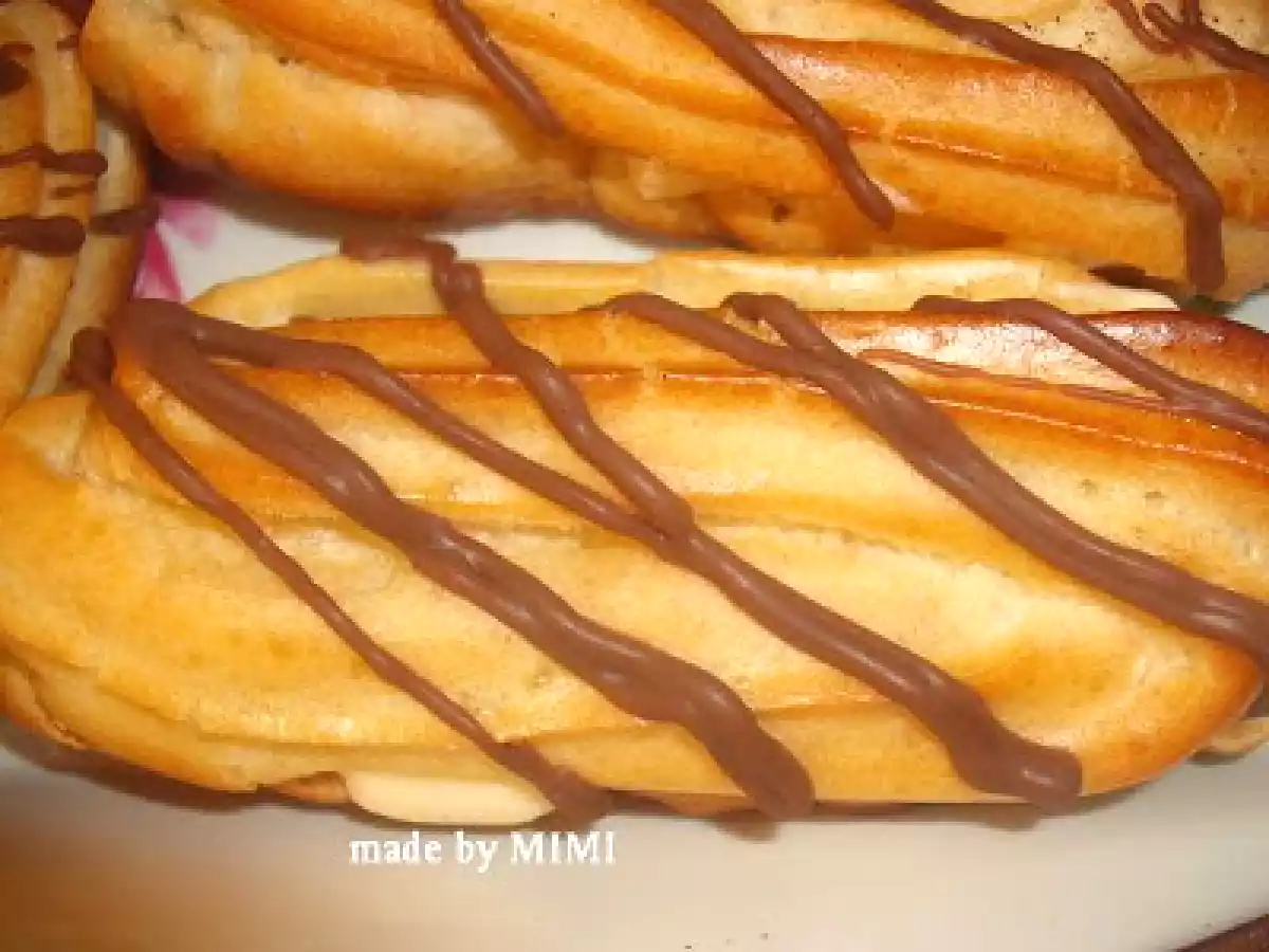 ECLERE CU CREMA VANILIE