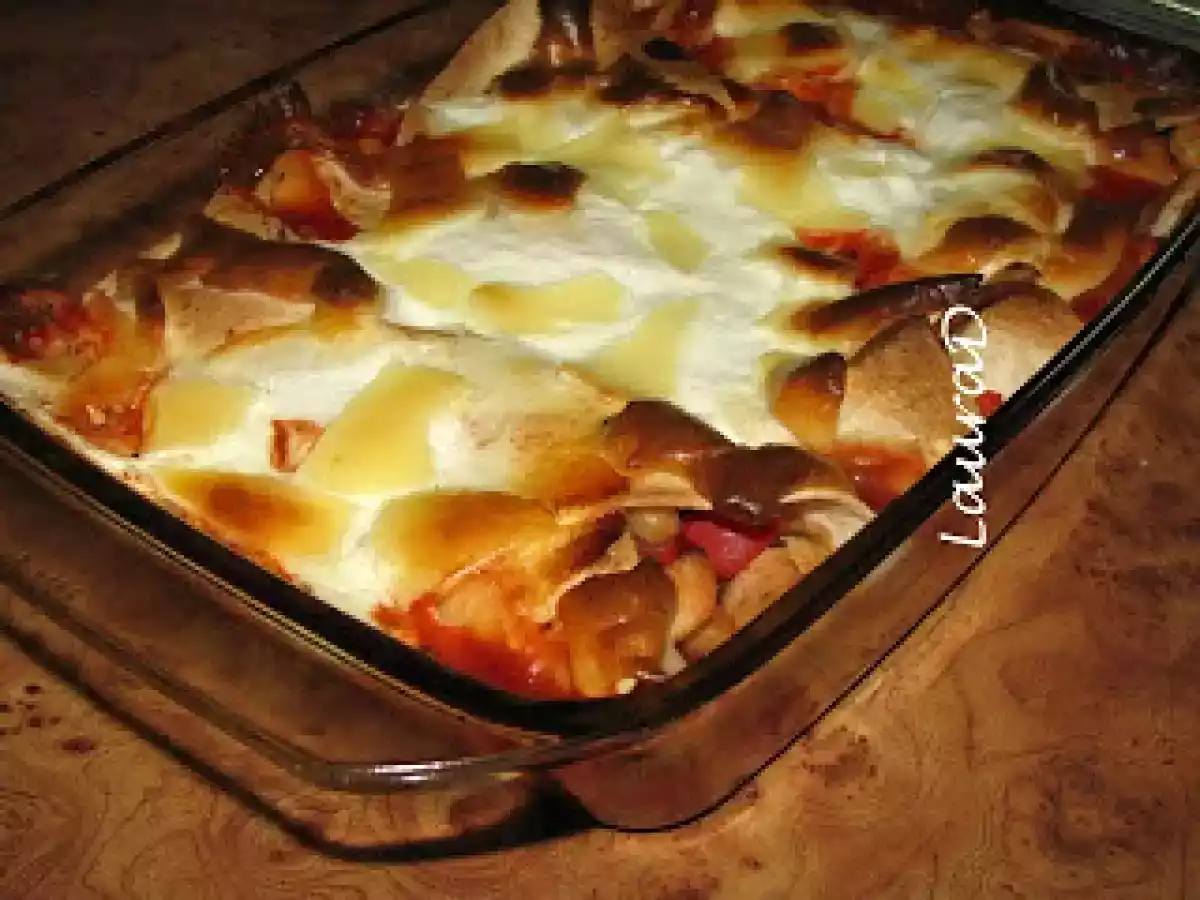 Enchiladas cu pui, fasole si porumb - poza 5