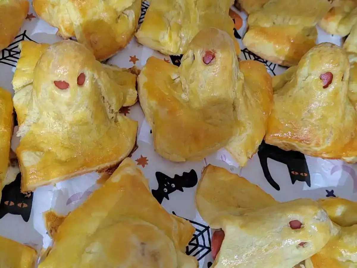 Fantome in aluat - înfricoșător de simplu și delicios - poza 6