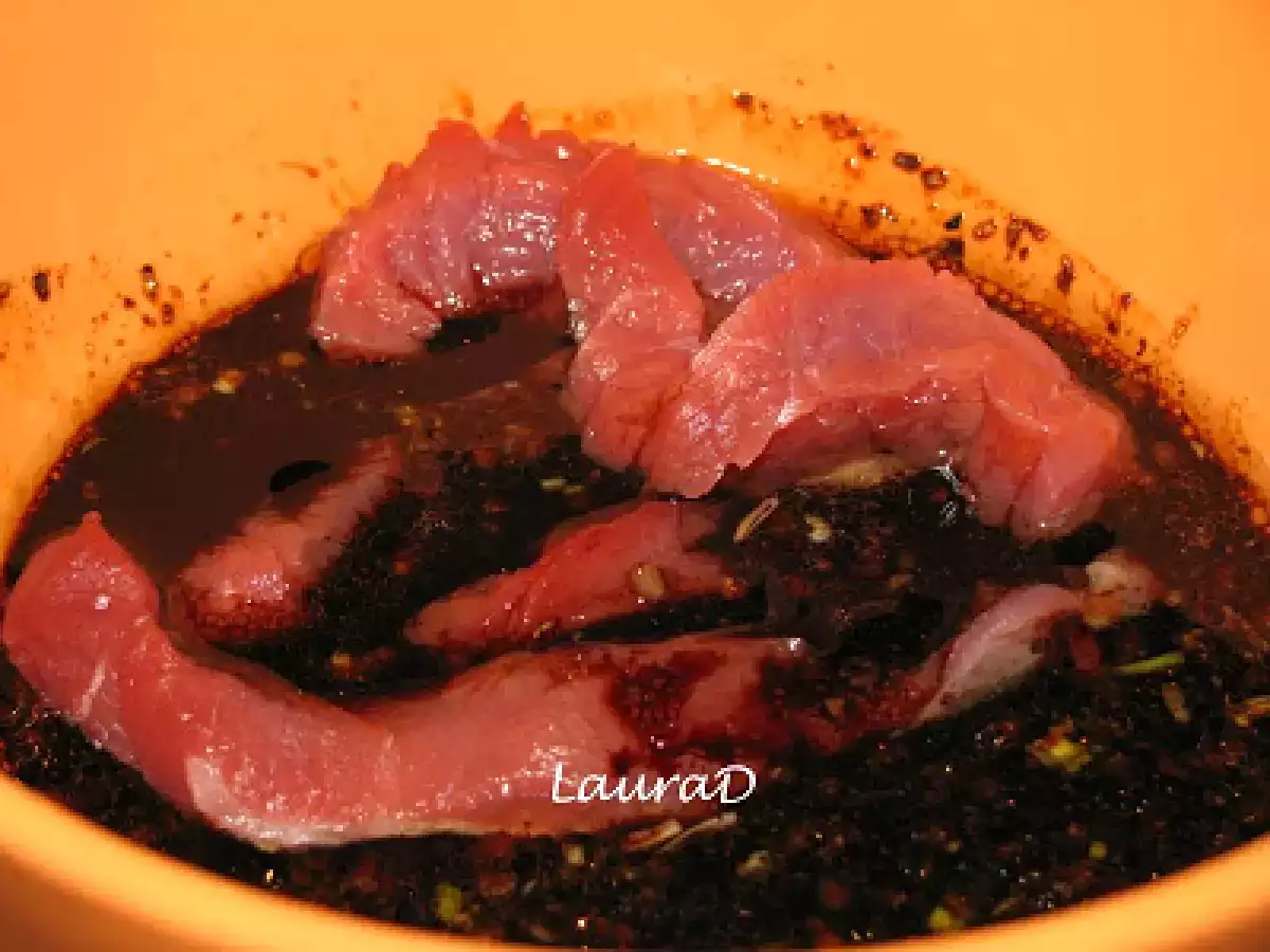 Fasii de vita cu susan si ceapa verde - poza 2