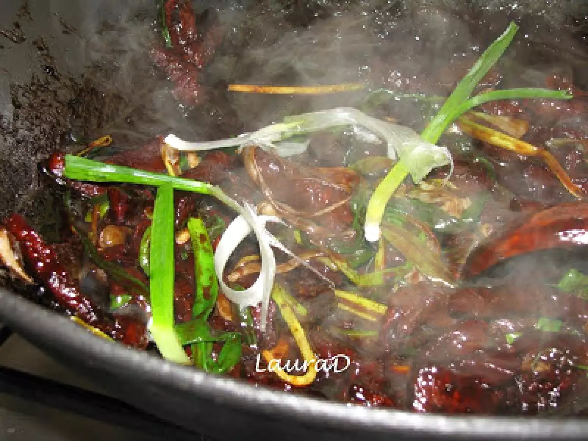 Fasii de vita cu susan si ceapa verde - poza 4