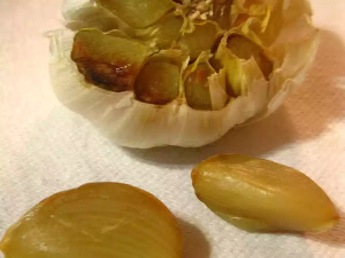 Fasole batuta, naut si usturoi copt - poza 3