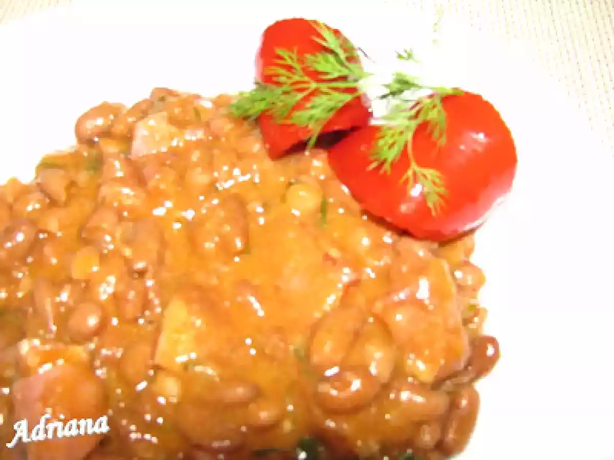 Fasole cu muschi afumat