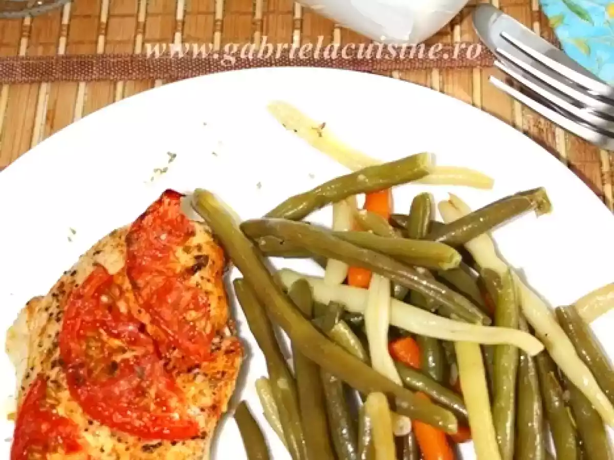 fasole pastai cu usturoi la cuptor