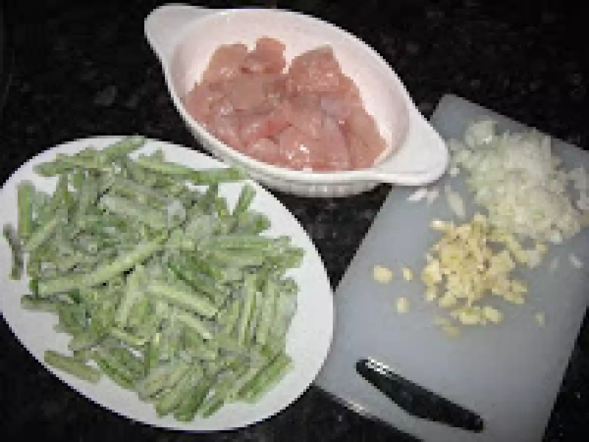 Fasole verde cu piept de pui - poza 5