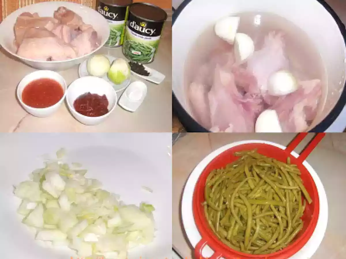 Fasole verde cu pui - poza 2