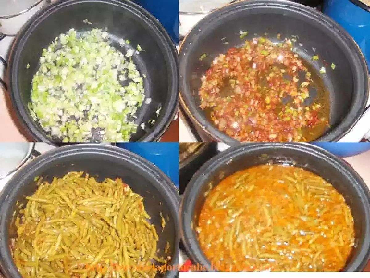 Fasole verde cu pui - poza 3