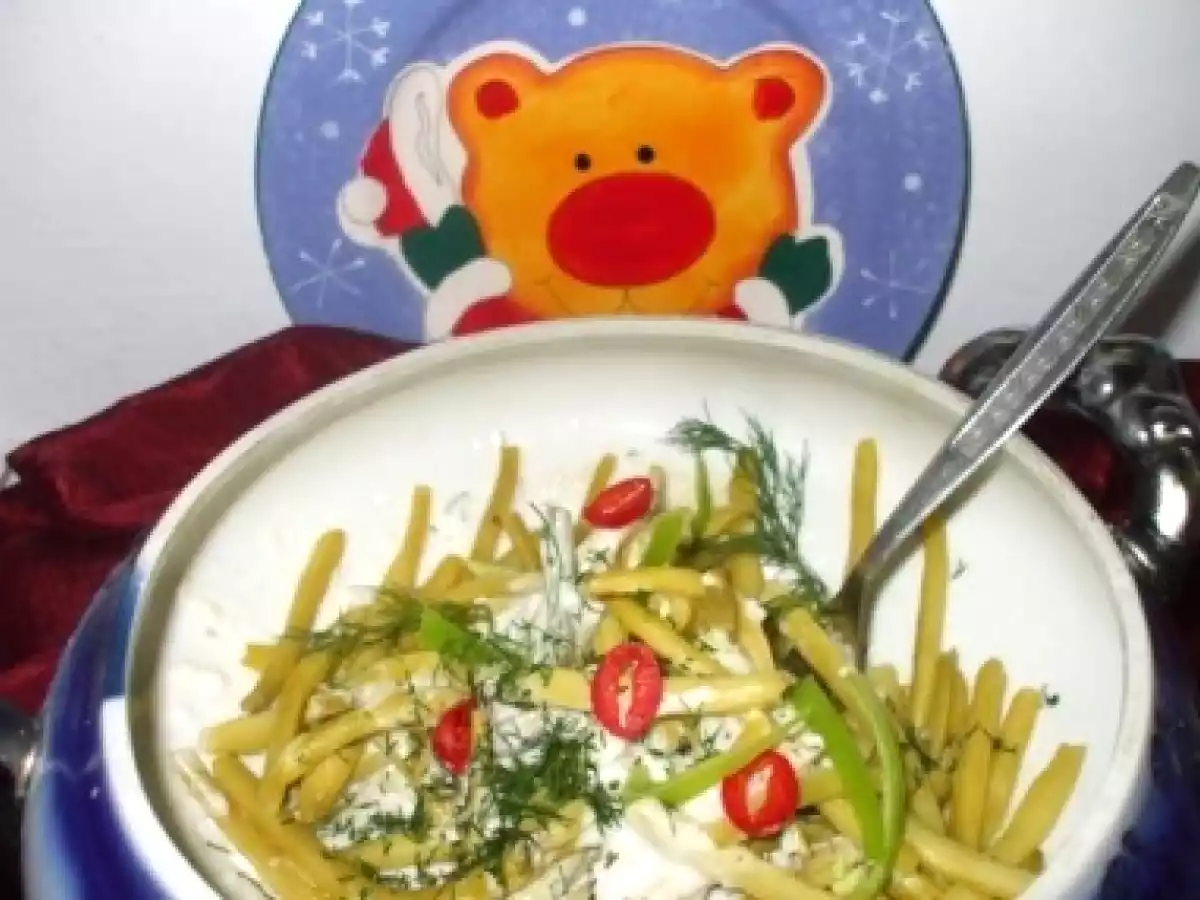 Fasole verde cu sos de usturoi - poza 6