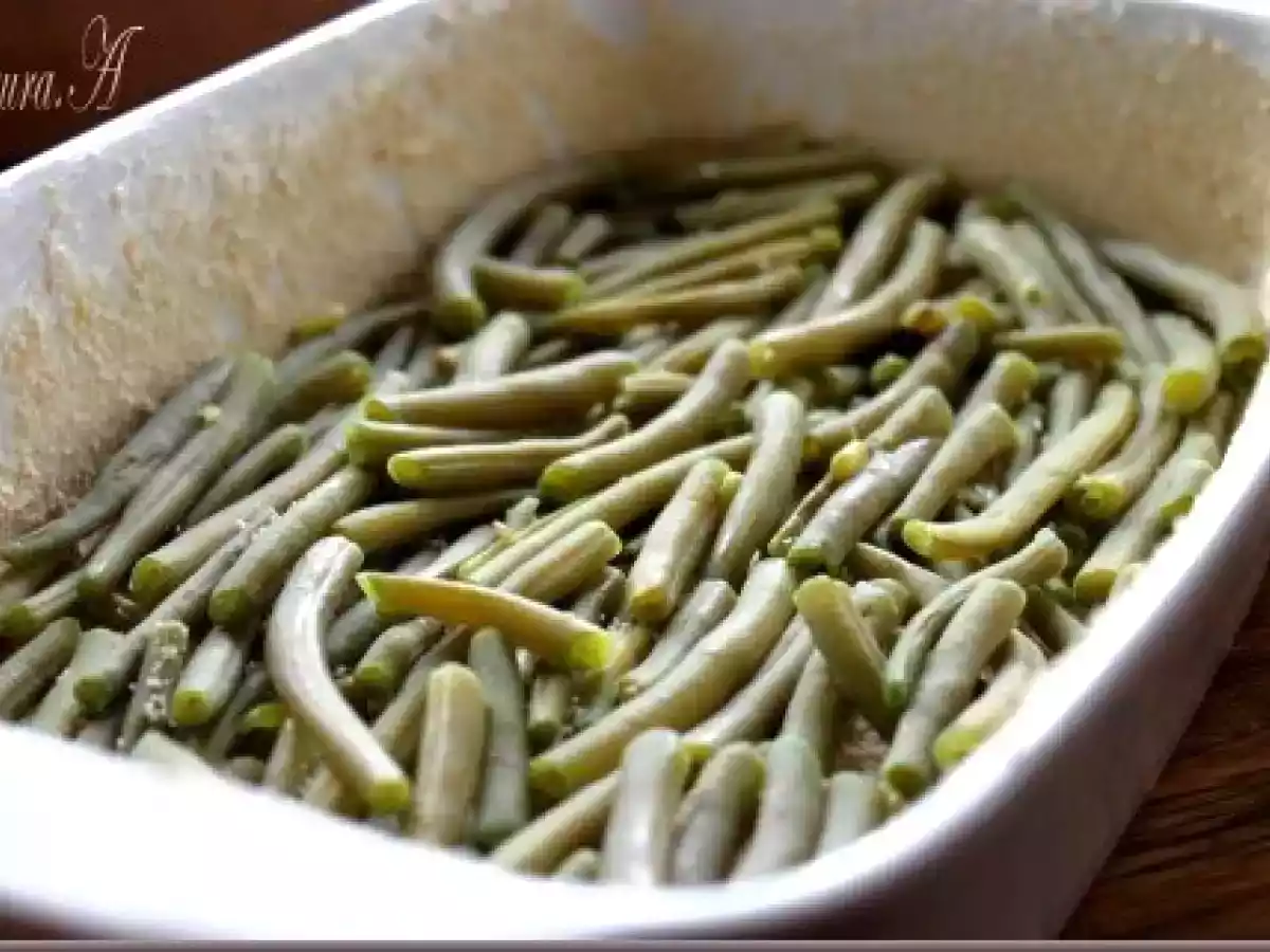 Fasole verde gratinata - poza 2