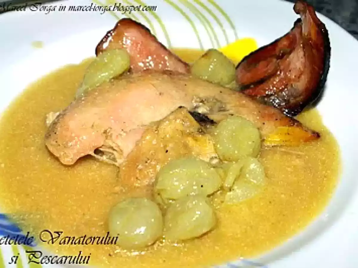 Fazan cu sos de struguri - un pranz de 5* stele!