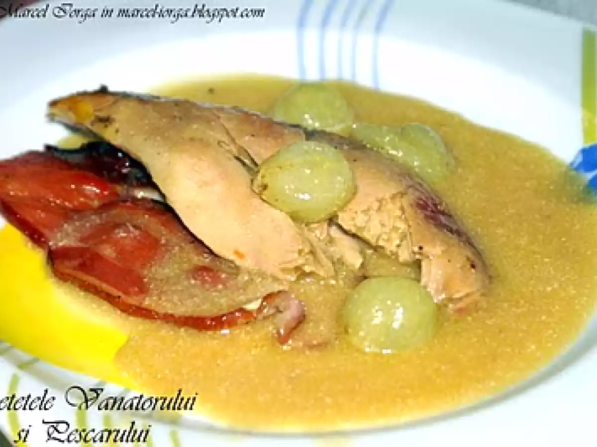 Fazan cu sos de struguri - un pranz de 5* stele! - poza 3