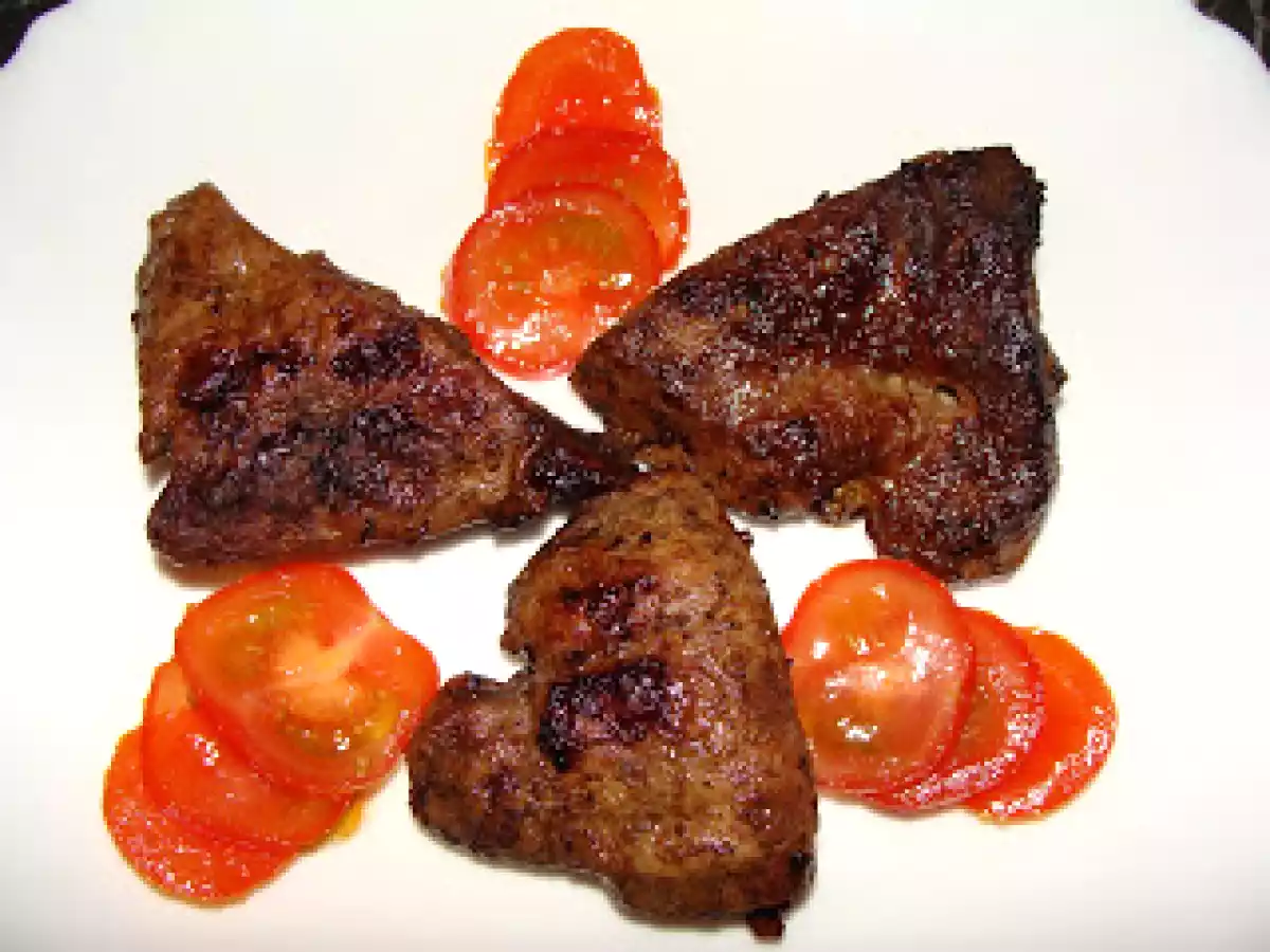 Ficat de porc prajit