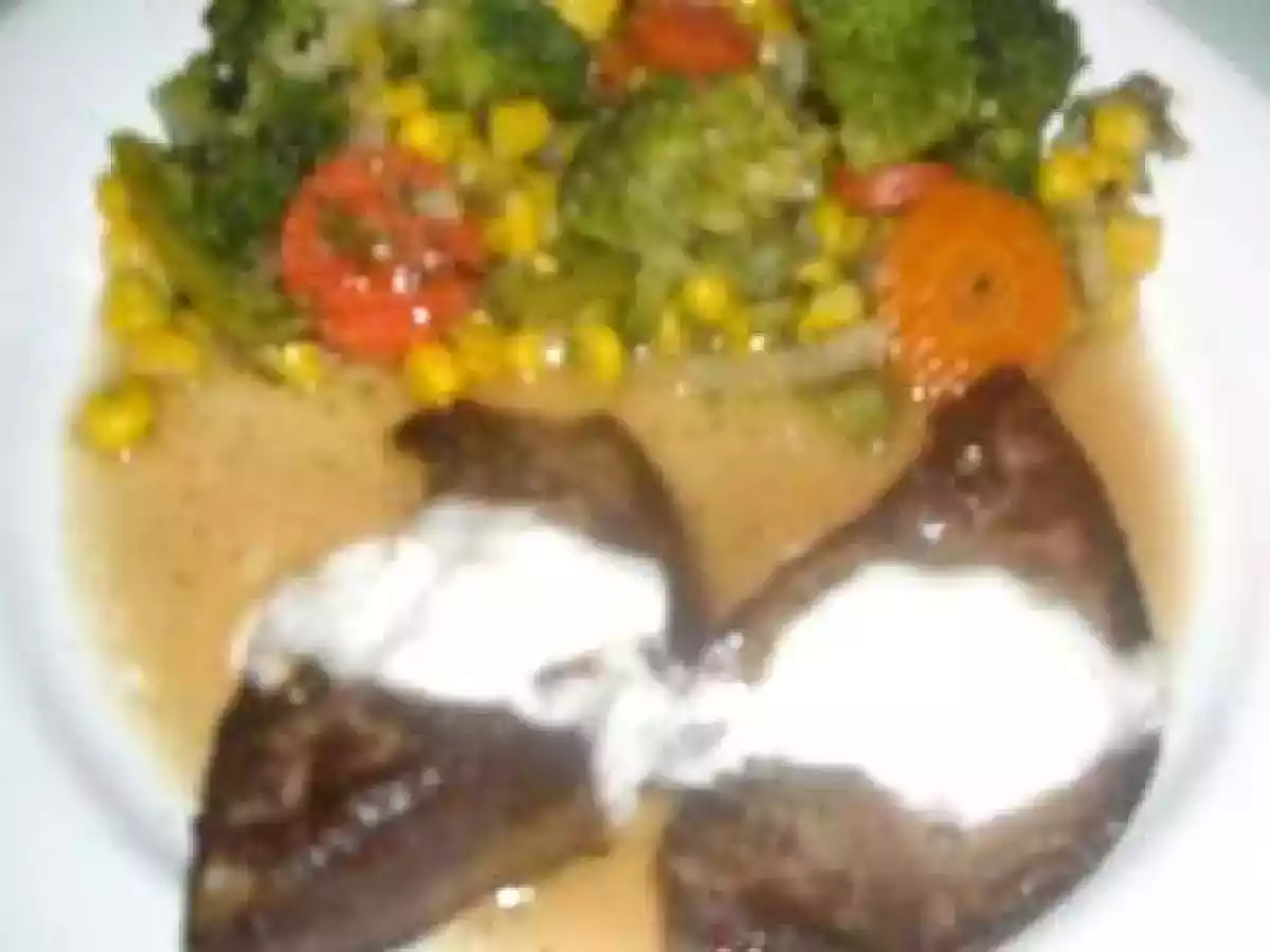 Ficat de porc prajit cu mujdei - poza 3