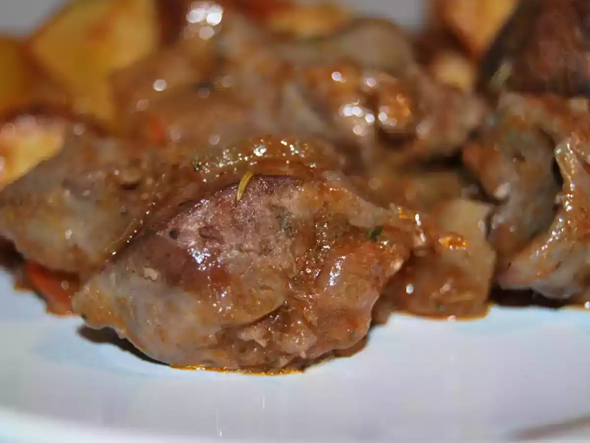 Ficatei cu cartofi crocanti