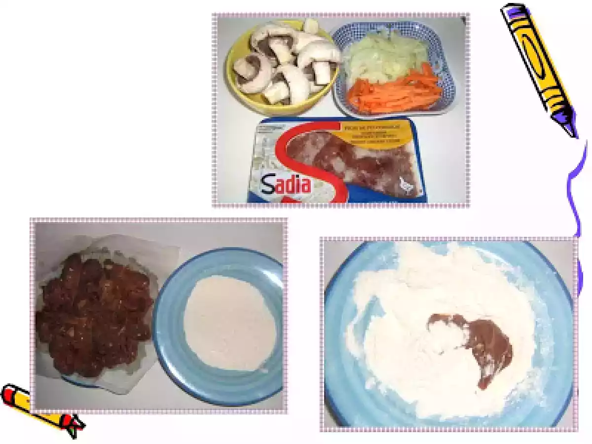 Ficatei de pui cu ciuperci si pilaf - poza 2