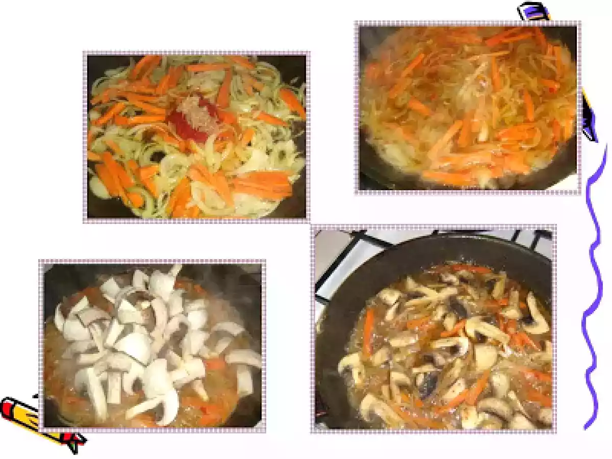 Ficatei de pui cu ciuperci si pilaf - poza 3