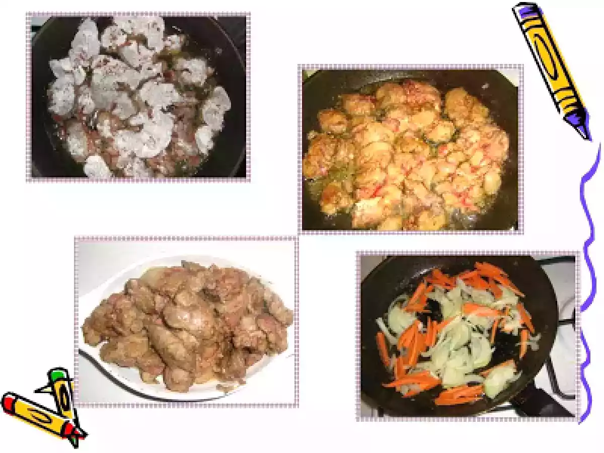 Ficatei de pui cu ciuperci si pilaf - poza 4