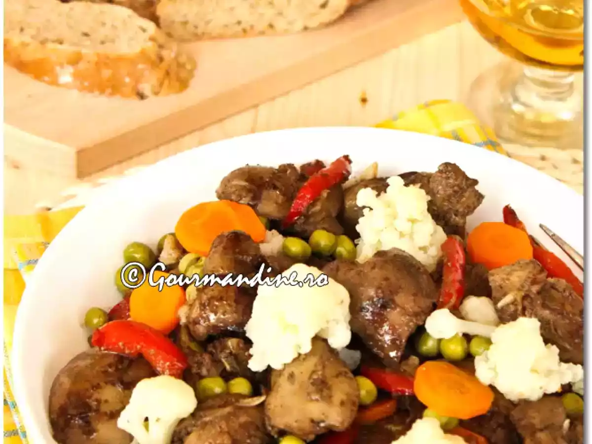 Ficatei de pui cu legume - poza 4