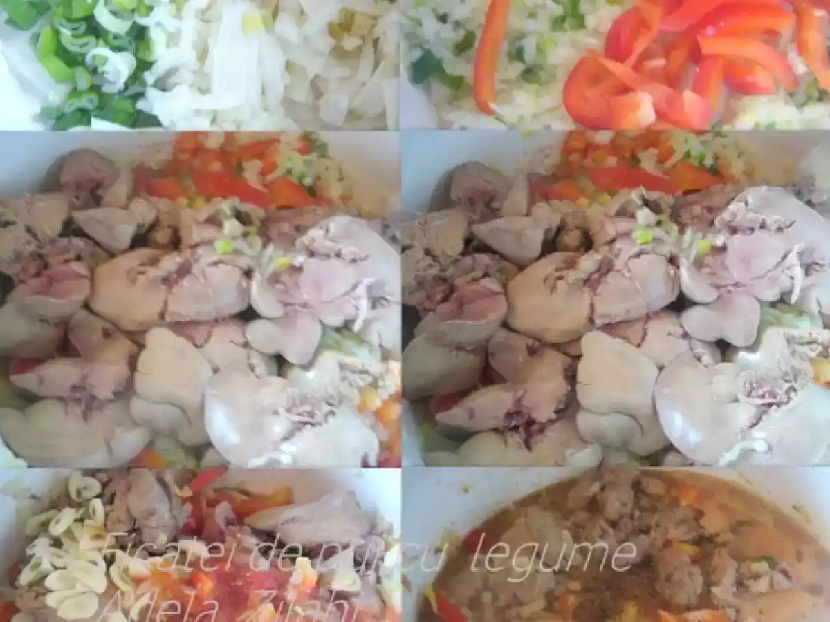 Ficatei de pui cu legume - poza 3