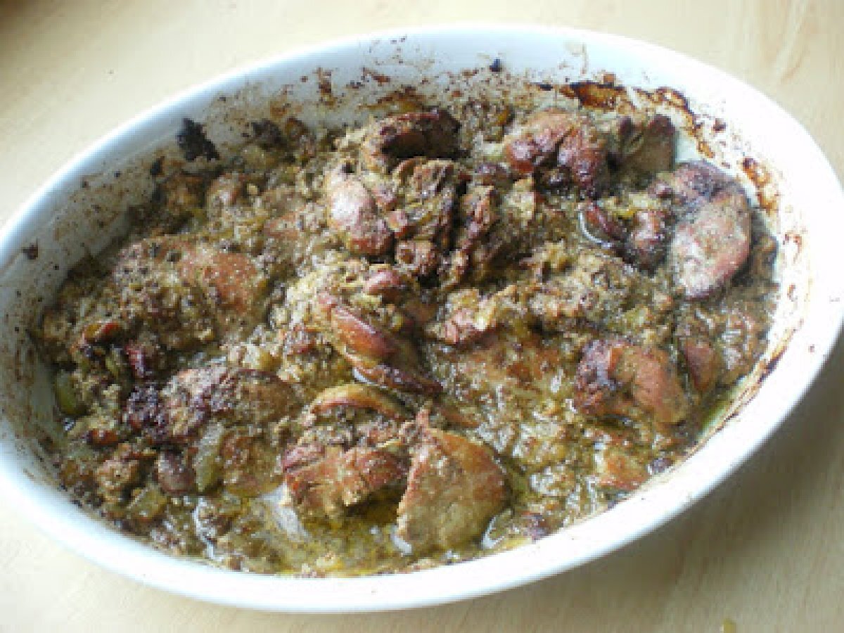 Ficatei de pui la cuptor Rețetă Petitchef