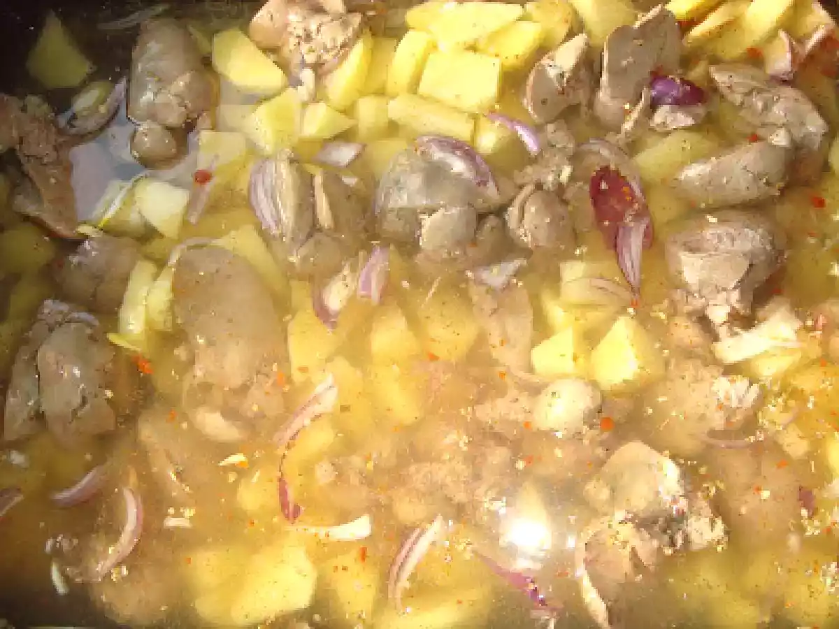 Ficatei la cuptor cu cartofi - poza 6