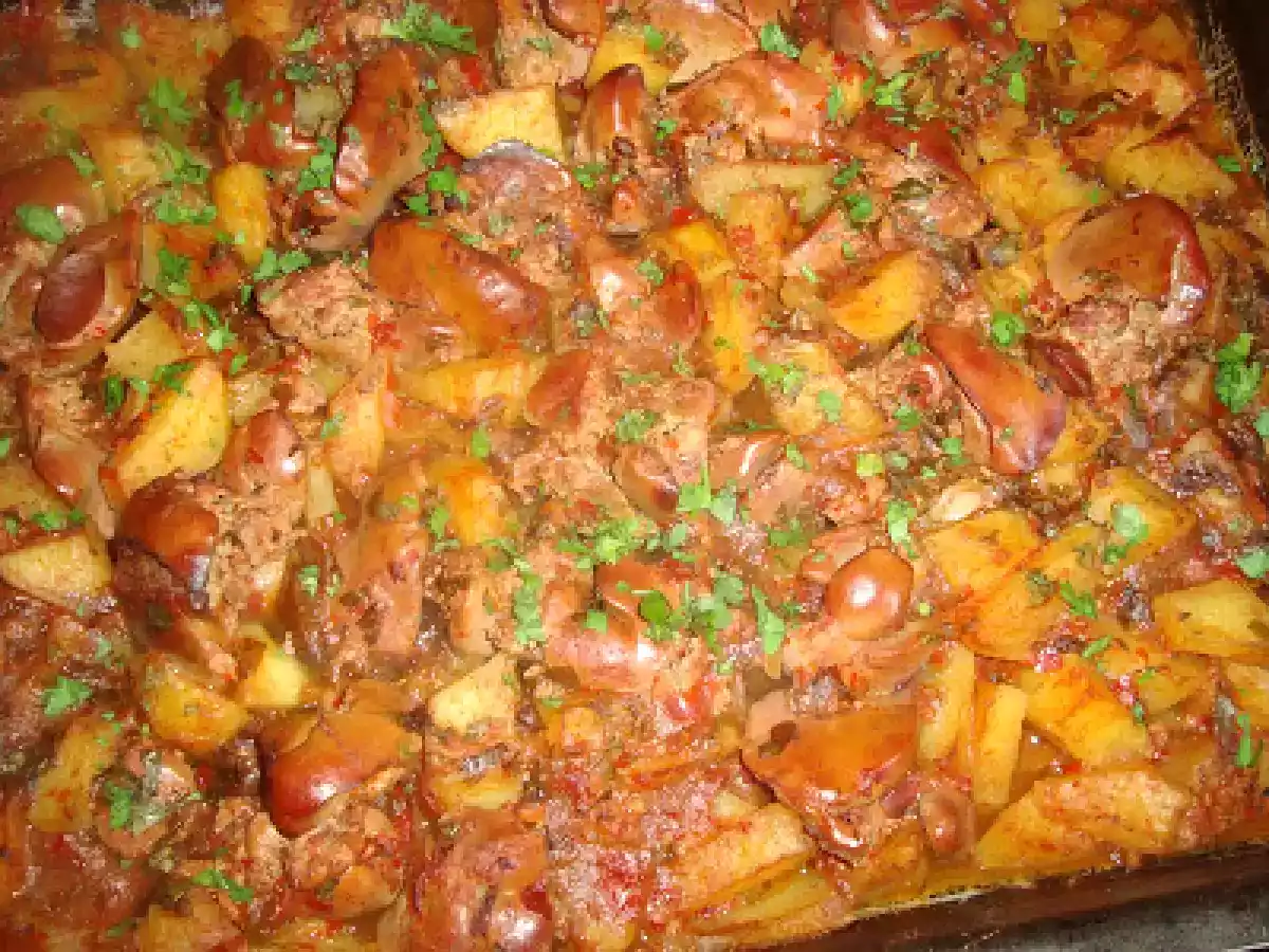 Ficatei la cuptor cu cartofi - poza 8