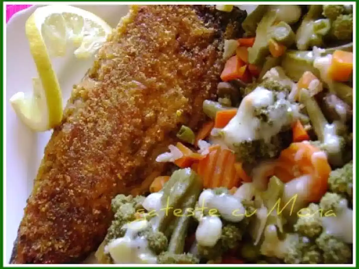 FILE DE MACROU CU BROCOLI SI SOS PICANT - poza 2