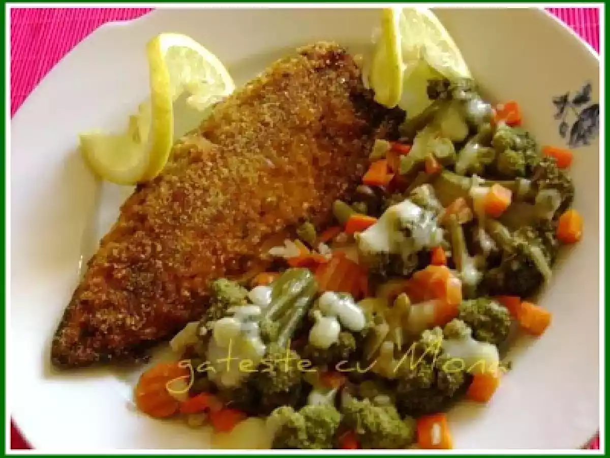 FILE DE MACROU CU BROCOLI SI SOS PICANT - poza 3