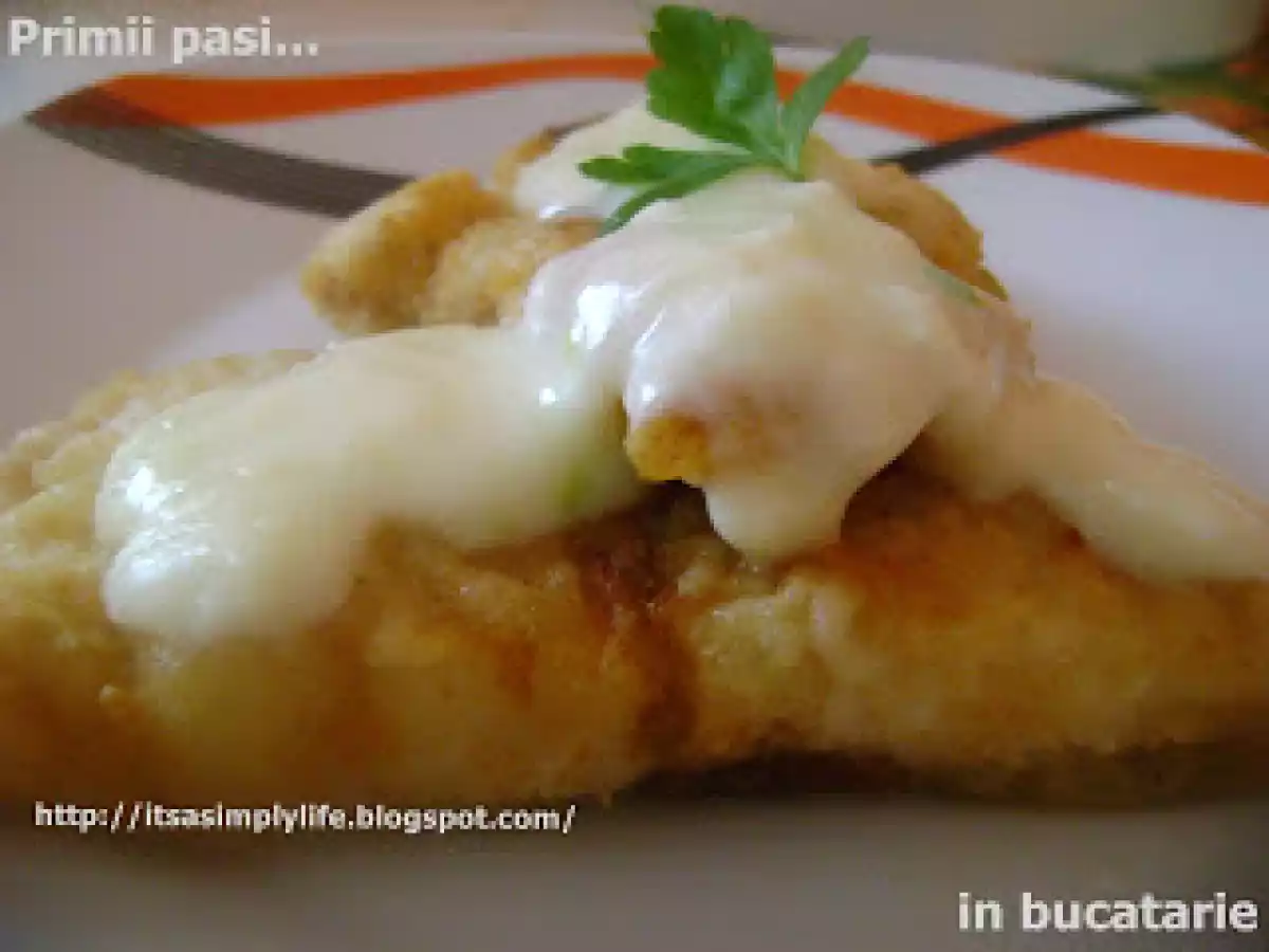 File de pangasius cu sos alb