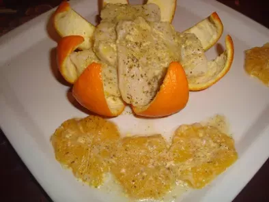 File de pangasius in sos de portocale